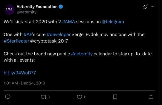Æternity — Infrastructure Built 1