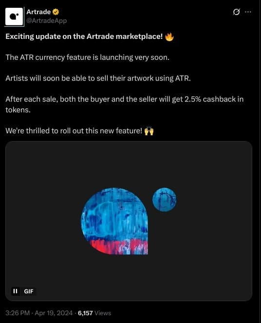 Artrade · Infrastructure Built