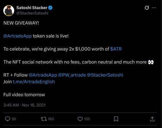 Artrade — Community Growth 1