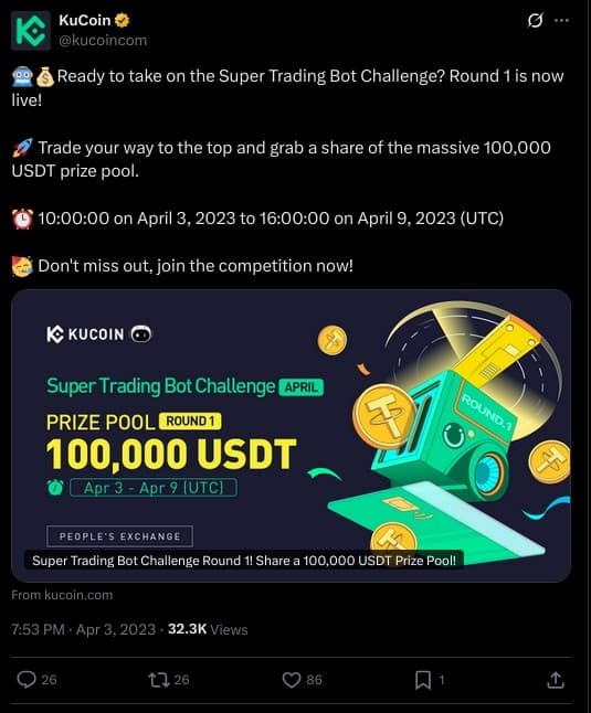 KuCoin — Trading Bot Relaunch 1