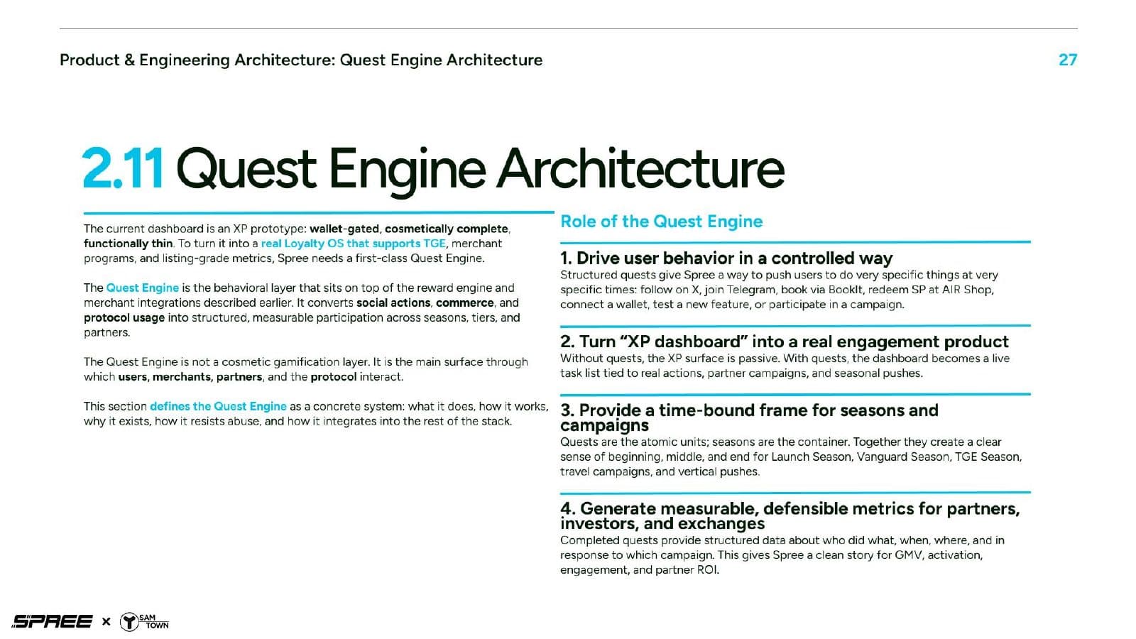 Spree Finance · Quest Engine 1